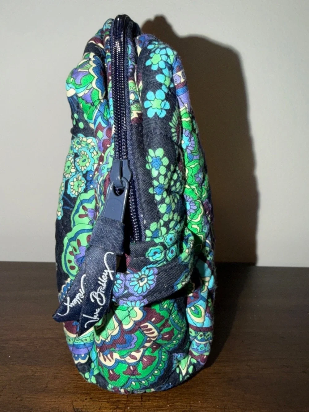 Vera Bradley BLUE RHAPSODY Vinyl Lined 9